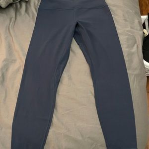 Navy Lulu Lemon Aligns Size 8 25”
